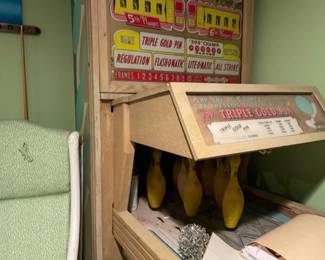 Shuffleboard Bowling Pinball Machine