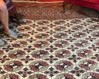 Bokara Rug 12’ 6” long x 9’ 6” wide