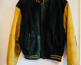 awesome vintage leather and suede