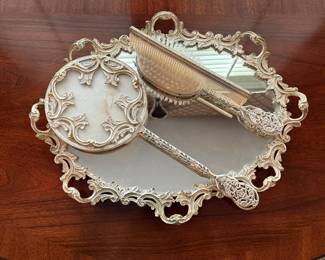 Vintage Ornate Vanity Set