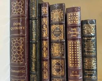Easton Press Leather Bound Books Collection Over 60 Titles Sealed