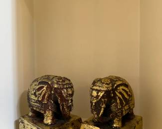 Cast Elephant Figurines