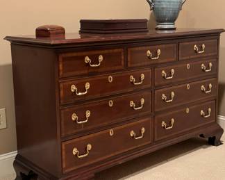Councill Craftsman Mahogany Banded Dresser