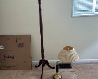 Coat Rack $ 65.00 - Desk Lamp 35.00