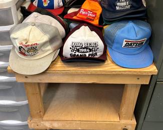 Vintage hats. These hats have been removed from the sale by the family. We sincerely apologize for any inconvenience.