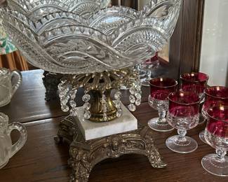 Gorgeous , vintage cut glass and Crystal.