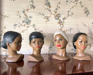 Marwal Chalkware busts.