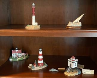 Lighthouse statues