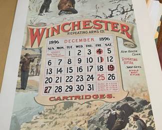 A.B. Frost Winchester calendar print