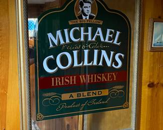 
Michael Collins, Irish whiskey mirror