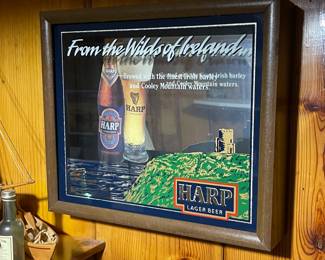 Harp beer sign 