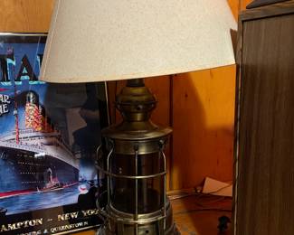 
Nautical lantern lamp