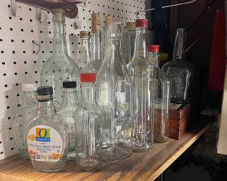 Empty bottles
