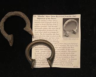 Manila token from shipwreck 