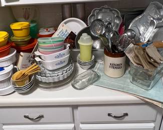 She was a baker - Wilton decorating, baking
Tupperware!! Pyrex