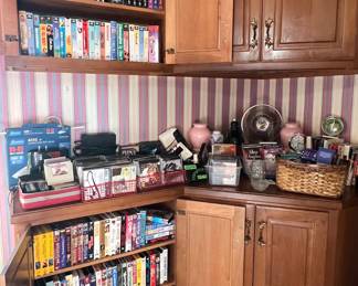 Books, CDs, DVDs, VHS