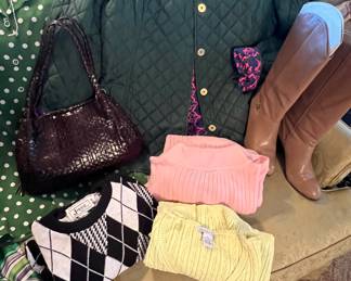 Sampling of clothing - wide range of sizes & styles, vintage, dressy, casual