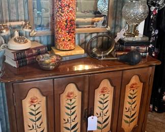 How much candy corn?
Brandt hand painted chest/buffet