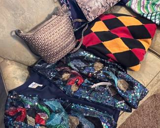 Sampling of clothing - wide range of sizes & styles, vintage, dressy, casual