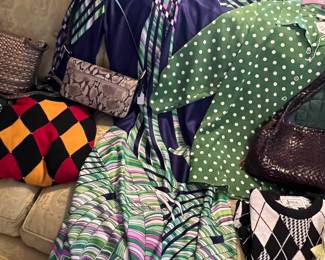 Sampling of clothing - wide range of sizes & styles, vintage, dressy, casual