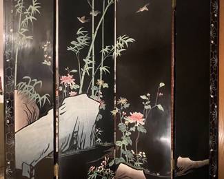 Backside of room divider