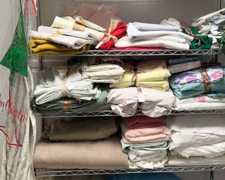 Just a few of the linens