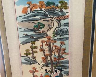 KOREAN EMBROIDERED SCREEN