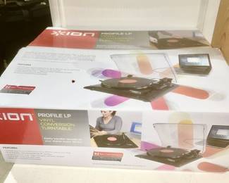 New in the box turn table