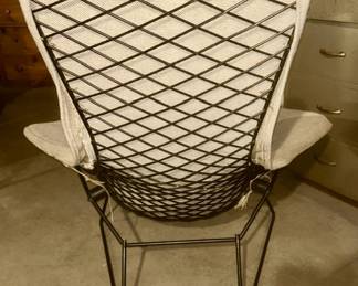 Knoll Bird Chair, designed by Harry Bertoia in 1952, back view