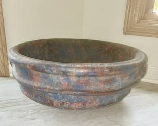 Large pottery planter