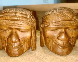 Wooden carved collectibles