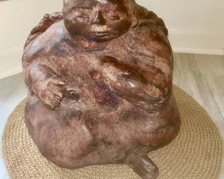 Pottery figural character