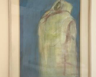 RC Gorman, Navajo artist, "Toas Man" artwork