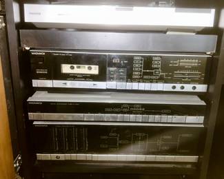 Vintage Magnavox stereo equipment 