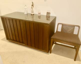 1960’s cabinet ( matches set), side chair