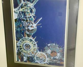 Signed James A. Walker abstract print