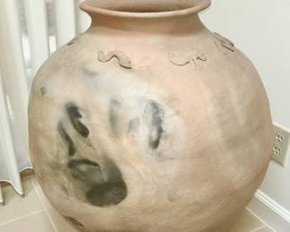 Large pottery vase