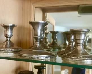 Sterling silver candlesticks