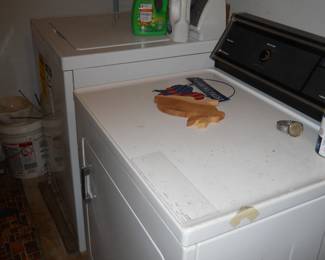 westinghouse dryer, Maytag washer