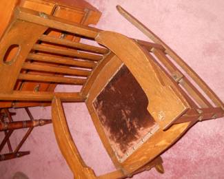 MISSION OAK CHILDS ROCKER