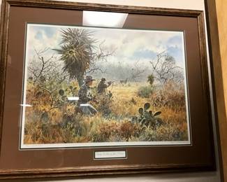 “Coming to Horns” by John Cowan. ARTIST PROOF 73/80. Hand signed and numbered. 