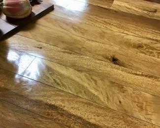 Handcrafted dining table by Will Armstrong. Constructed of oak, walnut, and quartersawn oak on a trestle base. A really marvelous artisan table that will quickly become a generational piece.