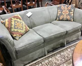 Micro Ultrasuede sofa