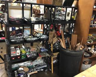 Tools!!! full can of scrap wood! 