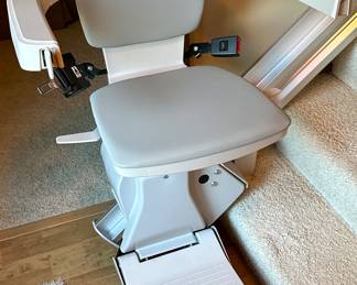 Available for Pre-Sale $1,250.00. Bruno Industries Model # SRE-3050. Installed in 5/23 Like New Condition. Original Price was $3600.00 300lb Capacity, Smooth operation with 2 remotes. Excellent Condition...! Straight Stair set-up. Installation avail.