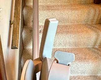 Available for Pre-Sale $1,250.00. Bruno Industries Model # SRE-3050. Installed in 5/23 Like New Condition. Original Price was $3600.00 300lb Capacity, Smooth operation with 2 remotes. Excellent Condition...! Straight Stair set-up. Installation avail.