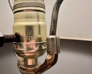 Beautiful Glass Lamp with Shade.