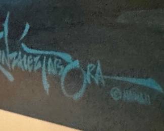 "Pensive" Hawaii 1992 by Roy Tabora Limited Edition Print : Lithograph Size : 21x28 in | Edition : From the Edition of 328/450. This a stunning piece of art especially if you love Hawaii.