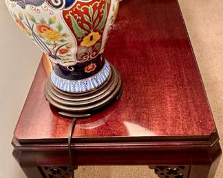 Henredon Rosewood Asian Style Sofa Table.