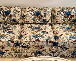 Vintage Floral 3 Cushion Sofa by Mayfair Div of Stearns & Foster